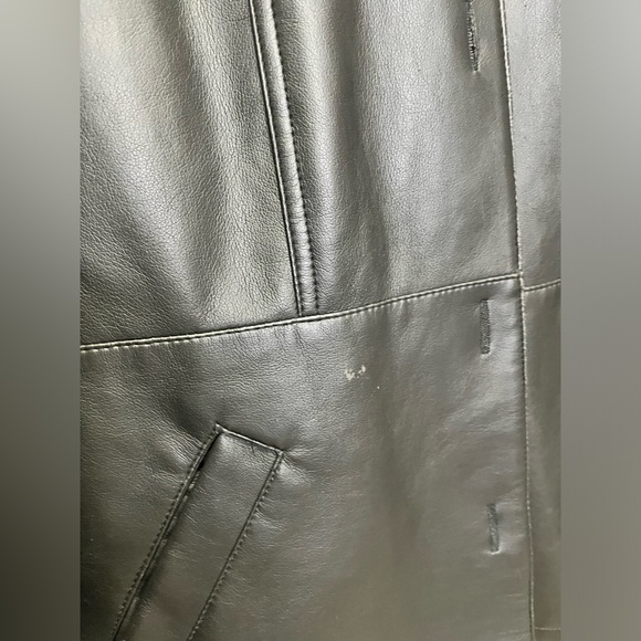 Vintage Vegan Leather Jacket - Picture 6 of 6